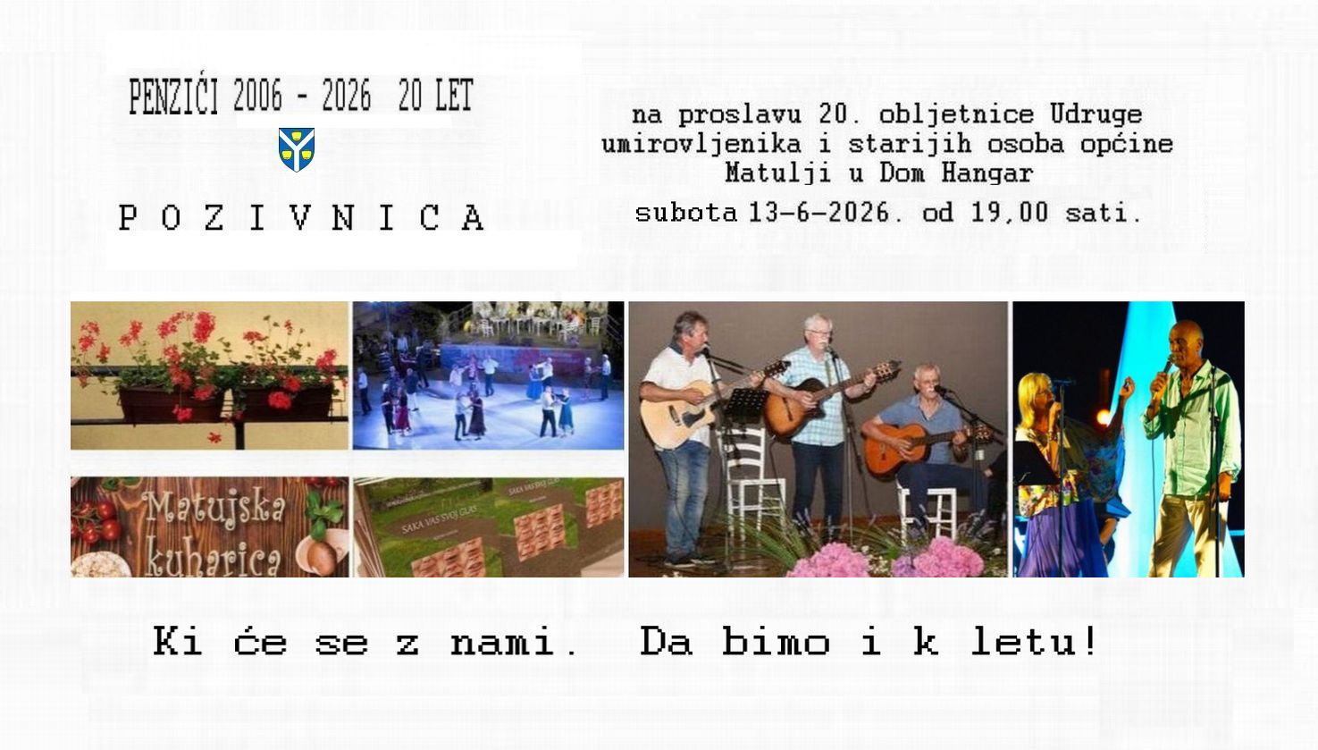 Fešta od 20 let matujskeh penzići